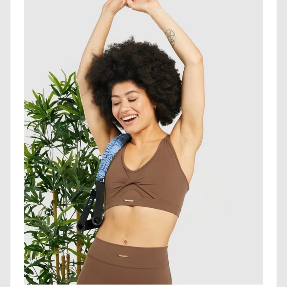*Limited Edition* Whitney Mesh Sports Bra in Unbleached (WHITE)